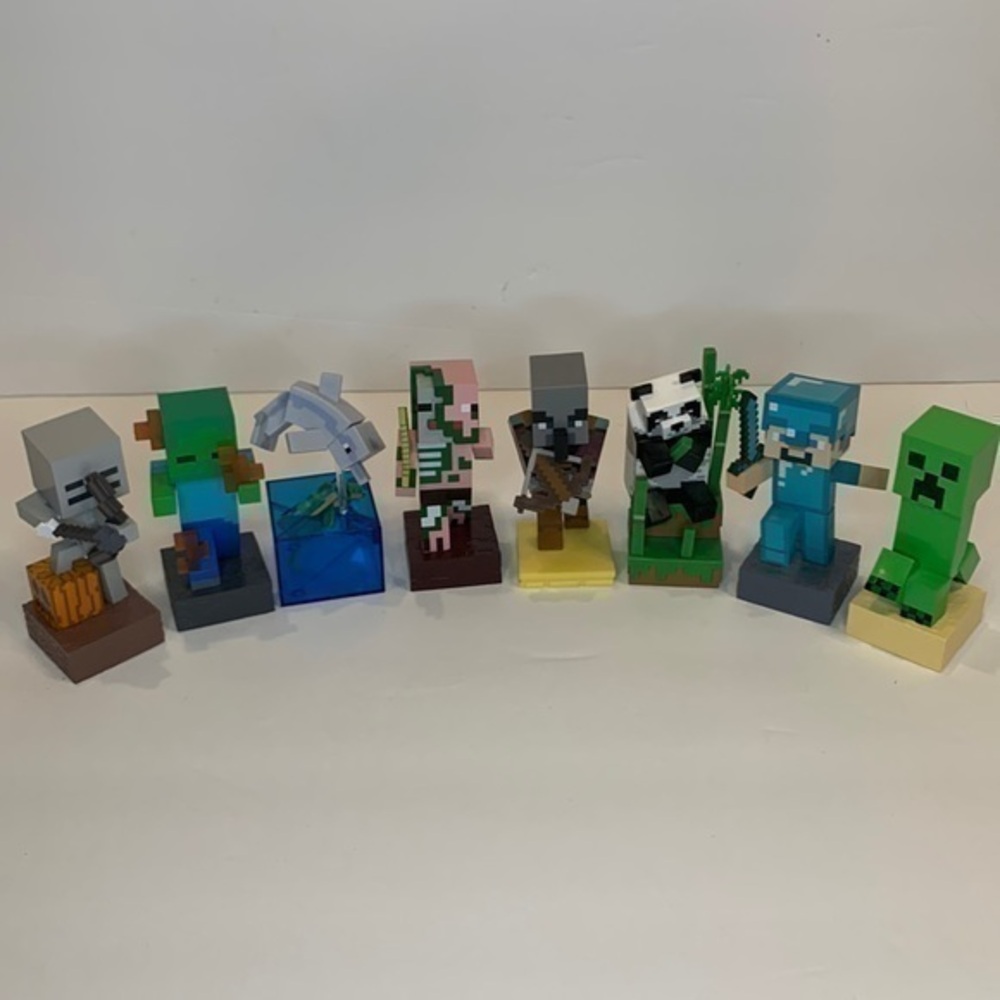 Mojang Minecraft Adventure figures lot of 8